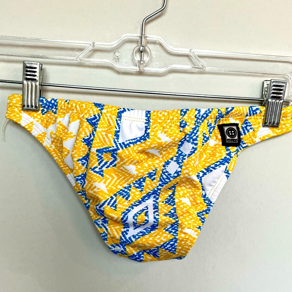 JOLYN tie printed bikini bottoms